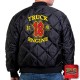 "DEKALB COUNTY FIRE STATION 18" GAME - The Ladies Fit Bravest Diamond Quilt Jacket (NAVY)