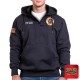 "DEKALB COUNTY STATION 8" NAVY - GAME - The Hooded Work Shirt (EMBROIDERED)