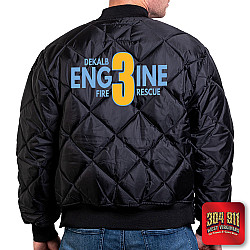 "DEKALB FIRE RESCUE STATION 3" GAME - The Bravest Jacket (NAVY)