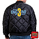 "DEKALB FIRE RESCUE STATION 3" GAME - The Ladies Fit Bravest Diamond Quilt Jacket (NAVY)