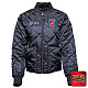 "DEKALB FIRE RESCUE STATION 3" GAME - The Ladies Fit Bravest Diamond Quilt Jacket (NAVY)