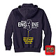 "DEKALB FIRE RESCUE STATION 3" NAVY - GAME - The Hooded Work Shirt (EMBROIDERED)