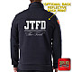 "JACKSON TRAIL FIRE DEPARTMENT" (NAVY) WATER-REPELLENT JOB SHIRT 2.0