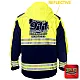 "BECKLEY-RALEIGH COUNTY EMERGENCY SERVICES" GAME - HIGH VIZ RESCUE JACKET PARKA (NAVY)