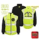 "HACKER VALLEY FIRE DEPARTMENT" GAME - The 6 in 1 Jacket (NEON LIME)