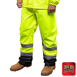 "BLANK" GAME - The Econo Rain Pants (NEON LIME)