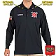 "JUNIOR VOLUNTEER FIRE DEPARTMENT" (EMBROIDERY) TACTICAL JERSEY LONG SLEEVE POLO (NAVY)