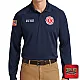 "PHILIPPI VOLUNTEER FIRE DEPARTMENT" (EMBROIDERY) CornerStone® - Select Long Sleeve Snag-Proof Tactical Polo (NAVY)