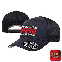 "DANVILLE VOL FIRE DEPARTMENT" NAVY Flexfit 110® Adult Adjustable Mesh Cap