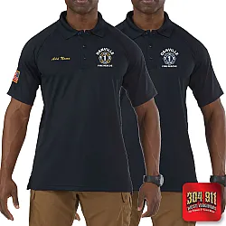 "DANVILLE VOL FIRE DEPARTMENT" (EMBROIDERY) PROFESSIONAL SHORT SLEEVE POLO