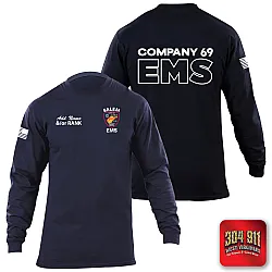 "SALEM EMS" 5.11 STATION WEAR LONG SLEEVE T-SHIRT