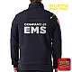"SALEM EMS" NEW NAVY Carhartt® Midweight 1/4-Zip Mock Neck Sweatshirt
