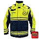 "PRICETOWN VOLUNTEER FIRE DEPARTMENT" GAME - HIGH VIZ RESCUE JACKET PARKA (NAVY)