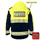 "PRICETOWN VOLUNTEER FIRE DEPARTMENT" GAME - HIGH VIZ RESCUE JACKET PARKA (NAVY)