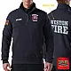 "WESTON FIRE DEPARTMENT" 5.11 JOB SHIRT 1/4 ZIP 2.0 (NAVY)