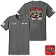 "ATHENS FIRE DEPARTMENT - ENGINE-7" CHARCOAL SCREEN PRINTED WORK T-SHIRT