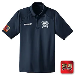 "ATHENS FIRE DEPARTMENT" (EMBROIDERY) CornerStone® - Select Snag-Proof Tactical Polo (NAVY)