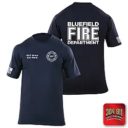 "BLUEFIELD WV FIRE DEPARTMENT" 5.11 STATION WEAR SHORT SLEEVE T-SHIRT