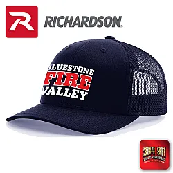 "BLUESTONE VALLEY VOL FIRE DEPT" NAVY RICHARDSON 112 | TRUCKER HAT