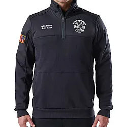 "BLUESTONE VALLEY VOL FIRE DEPT" (NAVY) WATER-REPELLENT JOB SHIRT 2.0