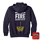 "MONTCALM FIRE DEPARTMENT" - The Hooded Work Shirt (NAVY)
