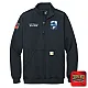 "POCAHONTAS COUNTY EMS" NEW NAVY Carhartt® Midweight 1/4-Zip Mock Neck Sweatshirt