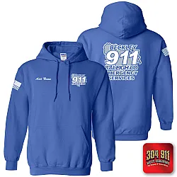 "BECKLEY-RALEIGH COUNTY EMERGENCY SERVICES" ROYAL GILDAN WORK HOODIE