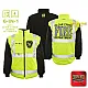 "CLEAR CREEK VOL FIRE DEPARTMENT" GAME - The 6 in 1 Jacket (NEON LIME)