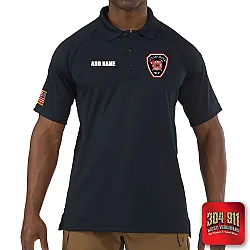 "CLEAR CREEK VOL FIRE DEPARTMENT" (EMBROIDERY) PERFORMANCE SHORT SLEEVE POLO TECH