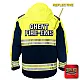 "GHENT VOL FIRE DEPT" GAME - HIGH VIZ RESCUE JACKET PARKA (NAVY)