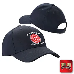 "PIPESTEM VOL FIRE DEPARTMENT" 5.11 ADJUSTABLE UNIFORM HAT