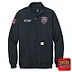 "BRENTON VOLUNTEER FIRE DEPARTMENT" NEW NAVY Carhartt® Midweight 1/4-Zip Mock Neck Sweatshirt