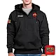 "HANOVER VOL FIRE DEPT" GAME - The Hooded Work Shirt (BLACK)