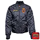 "OCEANA FIRE RESCUE" GAME - The Ladies Fit Bravest Diamond Quilt Jacket (NAVY)