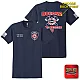 "OCEANA FIRE RESCUE" SCREEN PRINT ON NAVY WORK T-SHIRT