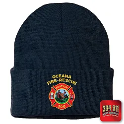 "OCEANA FIRE RESCUE" (NAVY) Port & Company® - Knit Cap