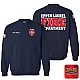"UPPER LAUREL FIRE-RESCUE" NAVY GILDAN WORK SWEATSHIRT