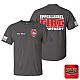 "UPPER LAUREL FIRE-RESCUE" CHARCOAL SCREEN PRINTED WORK T-SHIRT