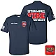 "UPPER LAUREL FIRE-RESCUE" NAVY WORK TEE