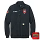 "UPPER LAUREL FIRE-RESCUE" NEW NAVY Carhartt® Midweight 1/4-Zip Mock Neck Sweatshirt