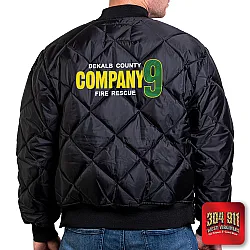 "DEKALB COUNTY FIRE RESCUE STATION 9" GAME - The Bravest Jacket (NAVY)