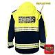 "DEKALB COUNTY FIRE RESCUE STATION 9" GAME - HIGH VIZ RESCUE JACKET PARKA (NAVY)