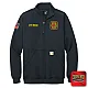 "DEKALB COUNTY FIRE STATION 18" NEW NAVY Carhartt® Midweight 1/4-Zip Mock Neck Sweatshirt