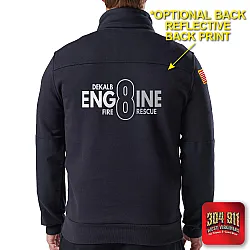 "DEKALB COUNTY STATION 8" (NAVY) WATER-REPELLENT JOB SHIRT 2.0