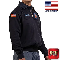 "DEKALB FIRE RESCUE STATION 3" GAME - The OG-Firefighter's Job Shirt (NAVY) (USA MADE)