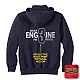 "DEKALB FIRE RESCUE STATION 3" NAVY - GAME - The Hooded Work Shirt (EMBROIDERED)