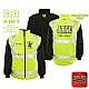 "JACKSON TRAIL FIRE DEPARTMENT" GAME - The 6 in 1 Jacket (NEON LIME)
