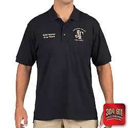 "JACKSON TRAIL FIRE DEPARTMENT" (EMBROIDERY) UTILITY SHORT SLEEVE POLO (NAVY)