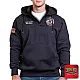 "JACKSON TRAIL RESCUE ENGINE 91" NAVY - GAME - The Hooded Work Shirt (EMBROIDERED)