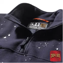 "LEADING CREEK VOLUNTEER FIRE DEPARTMENT" (NAVY) WATER-REPELLENT JOB SHIRT 2.0